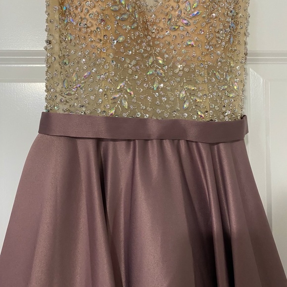 ❗️Price Dropped❗️Prom Dress - Dancing Queen Jewel Ornate Luxury Satin Dress - Picture 5 of 10